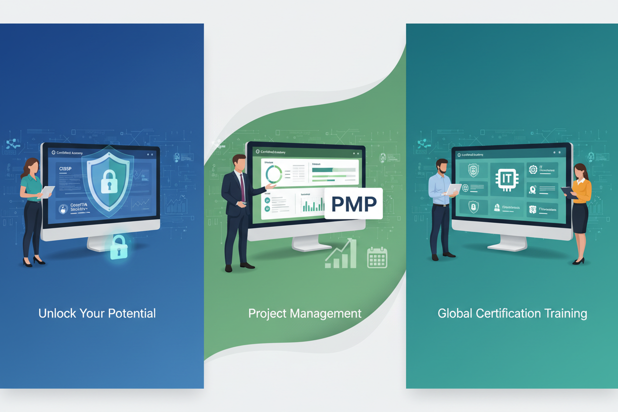 Online School that teaches PMP, CISSP and Comptia